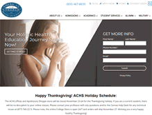 Tablet Screenshot of achs.edu